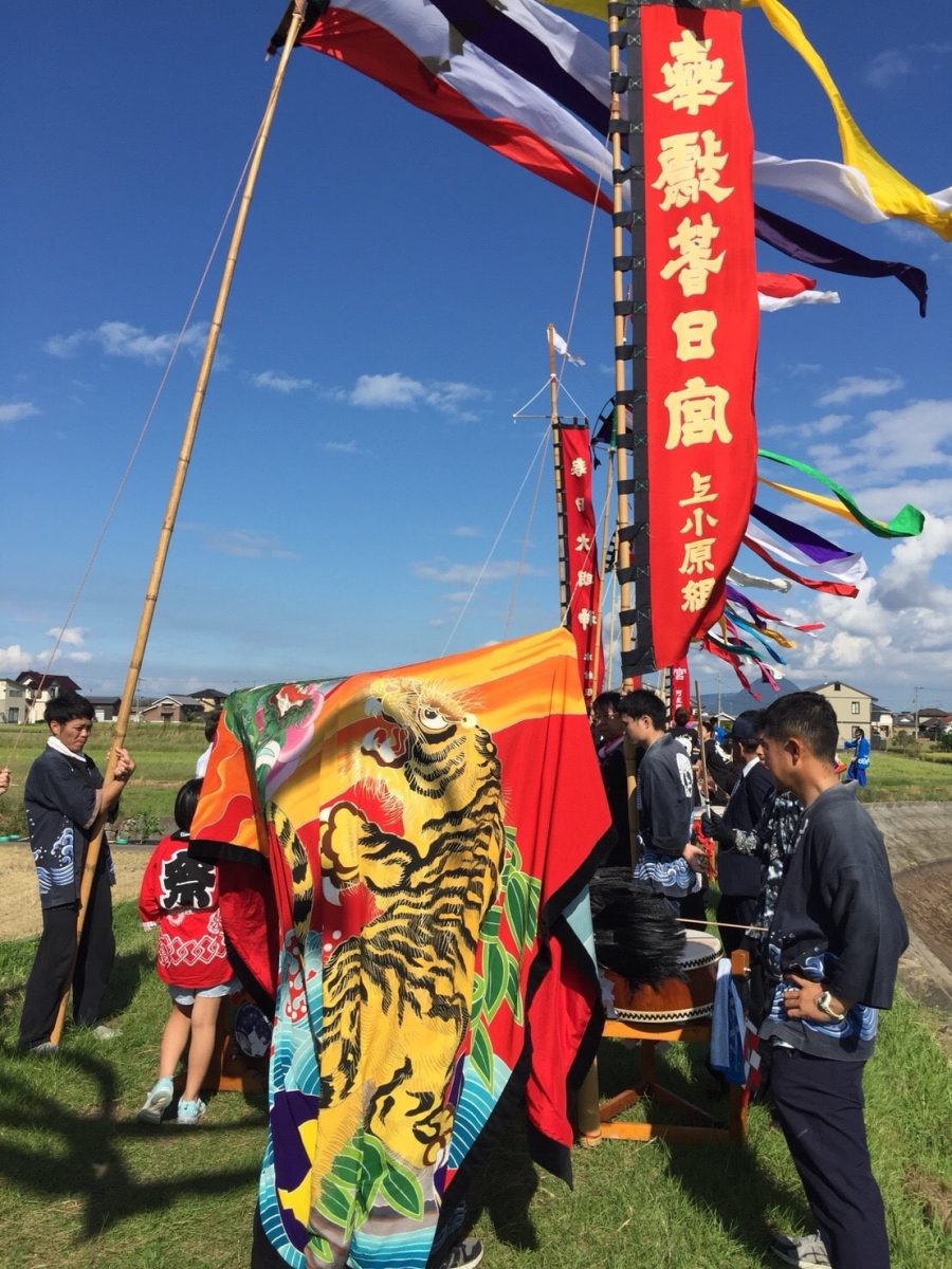 2018年 多度津町山階・藤波池 秋季例大祭 池まわり 上小原獅子組