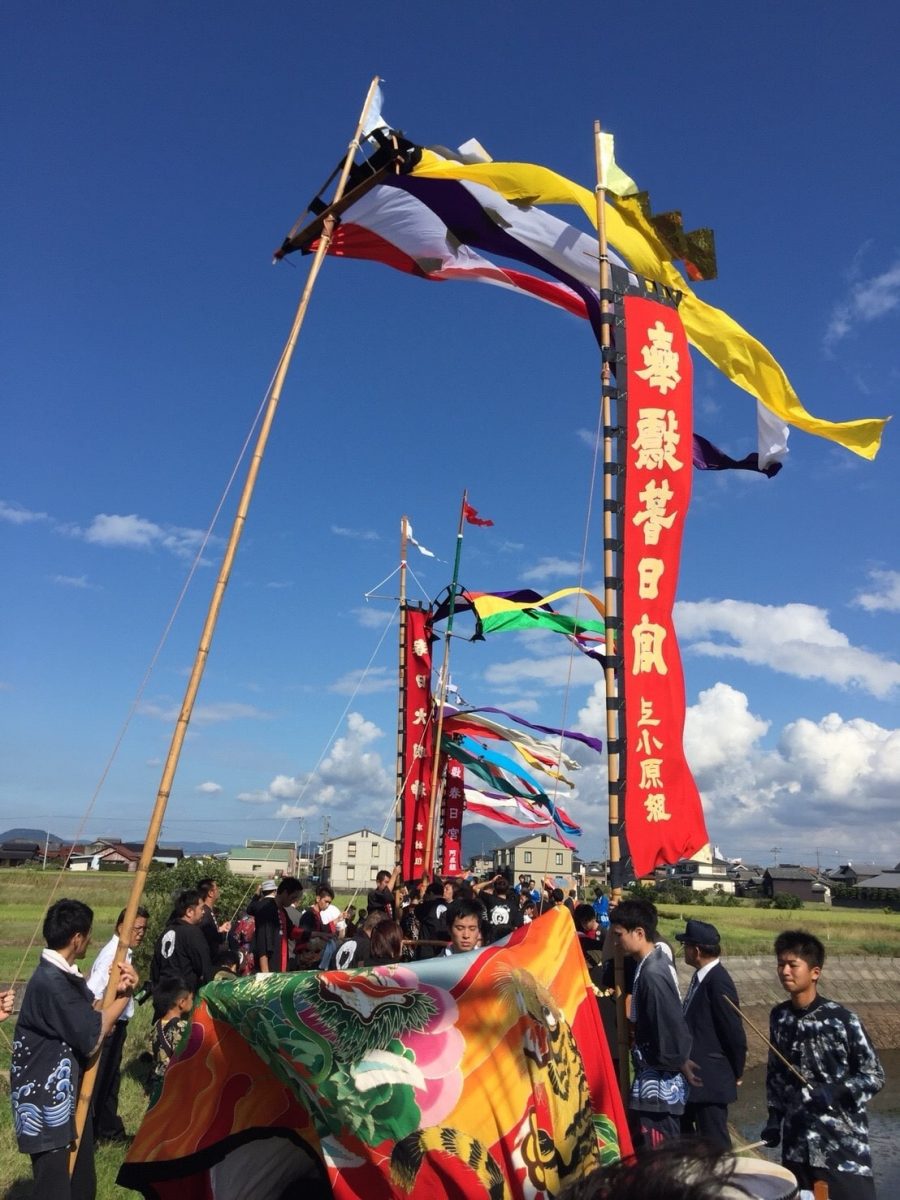 2018年 多度津町山階・藤波池 秋季例大祭 池まわり 上小原獅子組