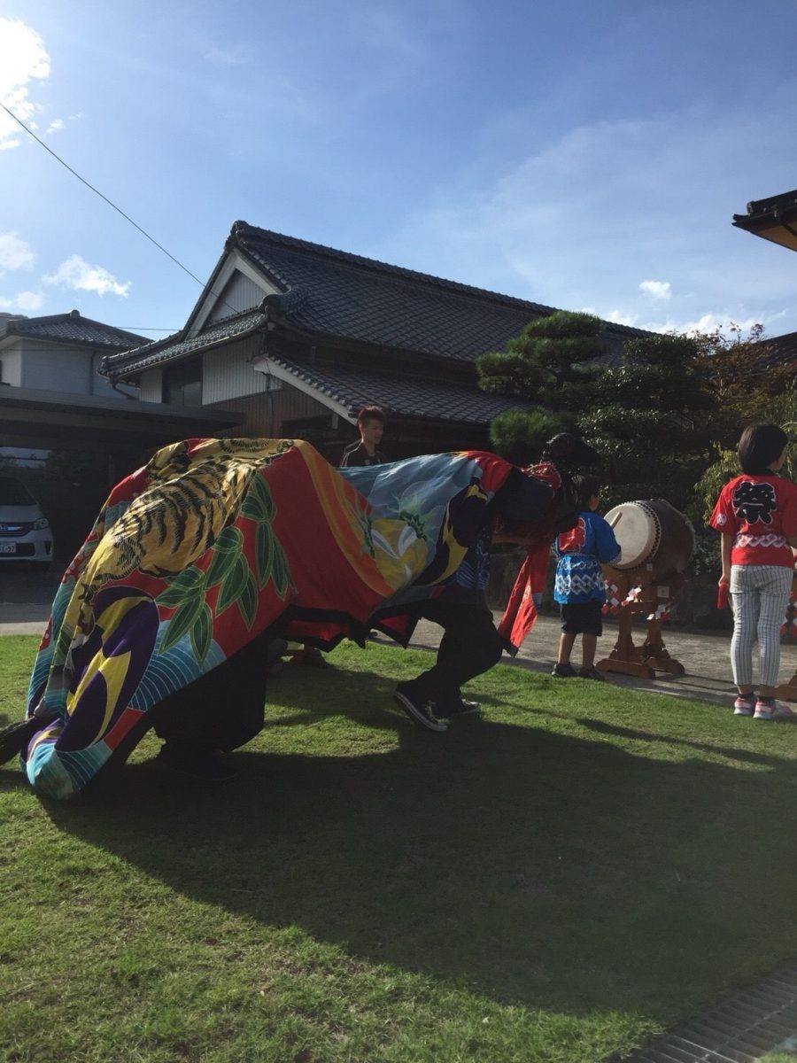 2018年 多度津町山階 秋祭り 村遣い 上小原獅子組