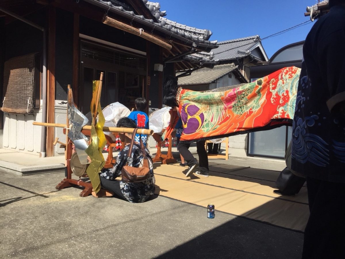2018年 多度津町山階 秋祭り 村遣い 上小原獅子組