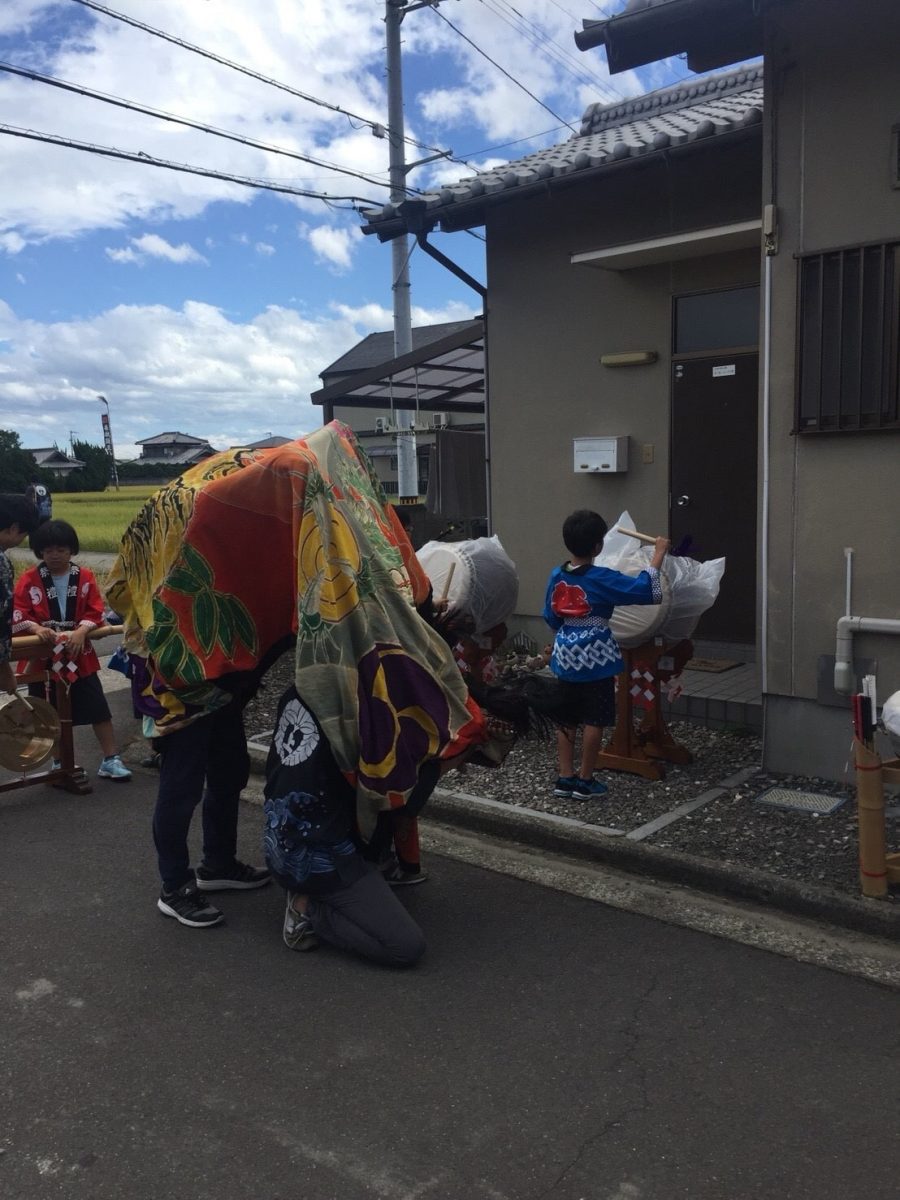 2018年 多度津町山階 秋祭り 村遣い 上小原獅子組