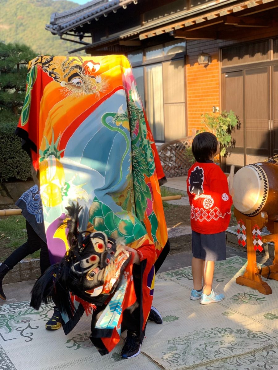 2019年 多度津町山階 秋祭り 村遣い 上小原獅子組