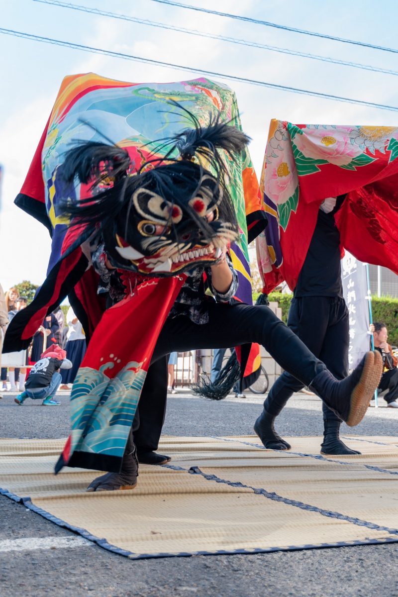 2019年 第35回四箇地区文化祭 山階一斉演舞 上小原獅子組