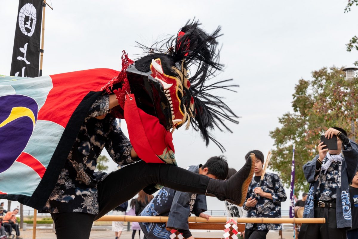 獅子舞王国さぬき2019 一斉演舞 上小原獅子組