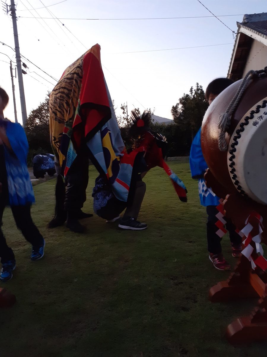2019年 多度津町山階 秋祭り 村遣い 上小原獅子組