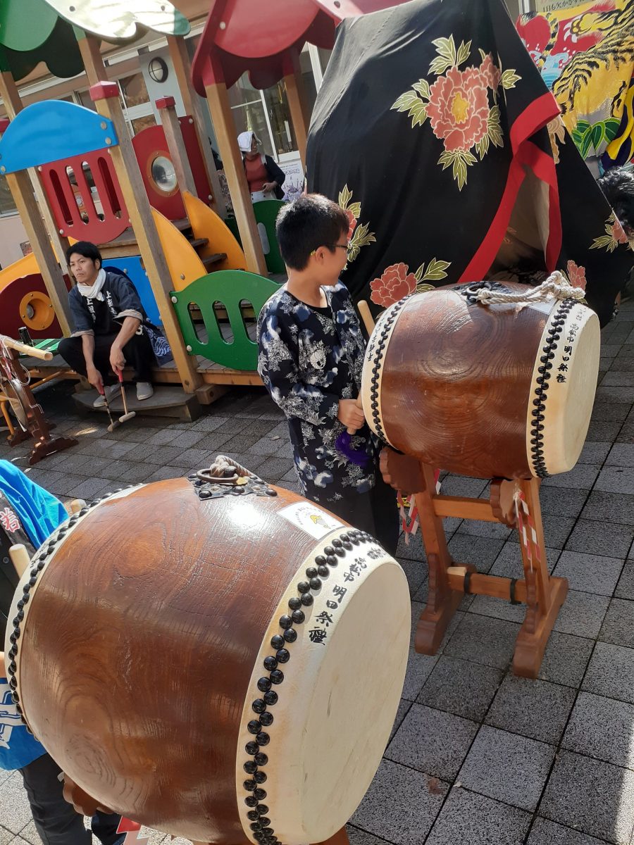 2019年 三井保育所 秋祭り ヘンド獅子 上小原獅子組