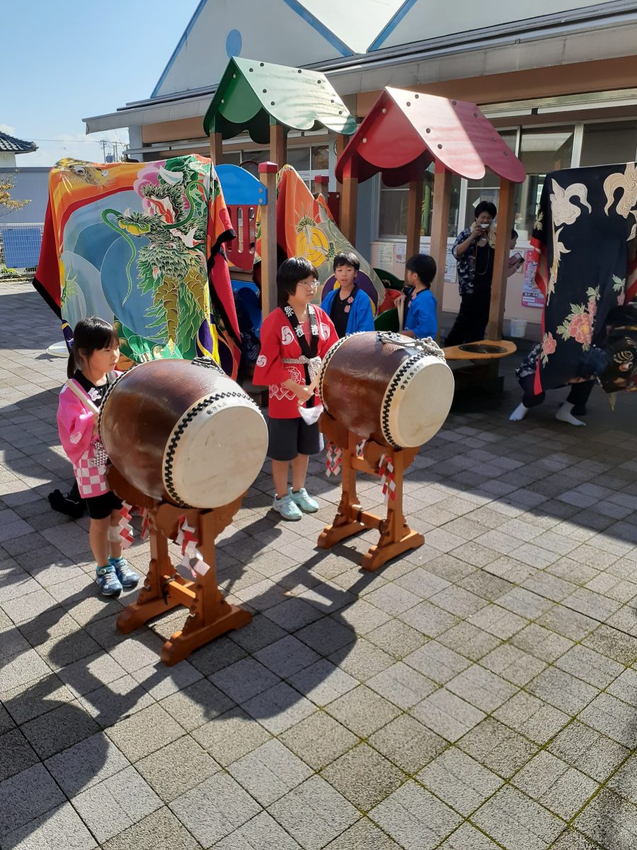 2019年 三井保育所 秋祭り ヘンド獅子 上小原獅子組