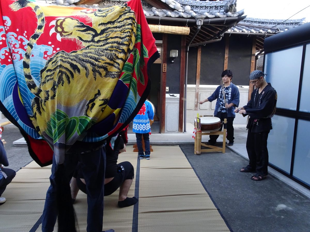 2019年 多度津町山階 秋祭り 村遣い 上小原獅子組
