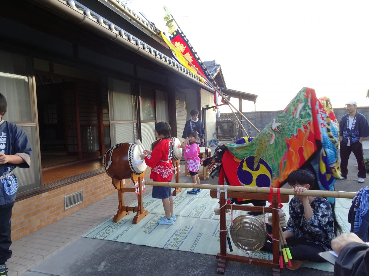 2019年 多度津町山階 秋祭り 村遣い 上小原獅子組