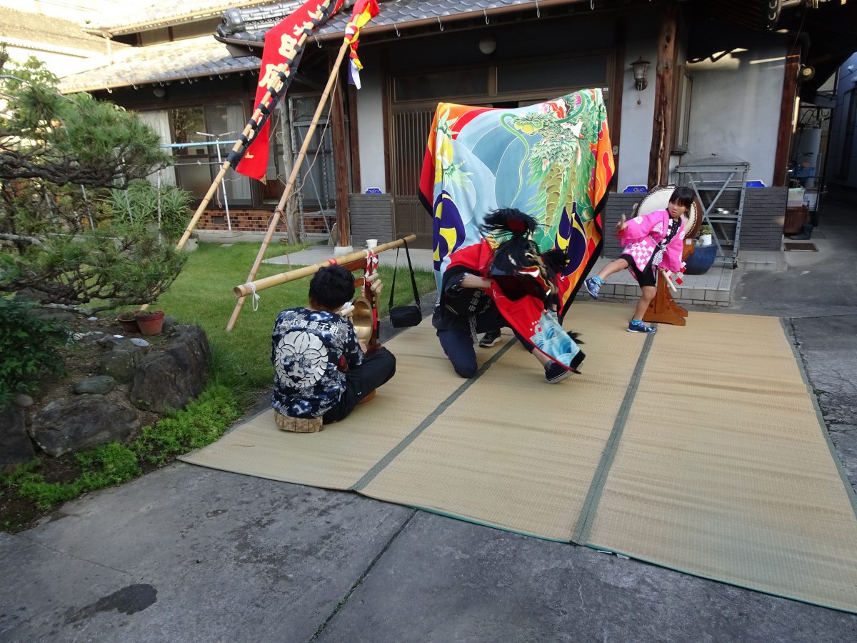 2019年 多度津町山階 秋祭り 村遣い 上小原獅子組