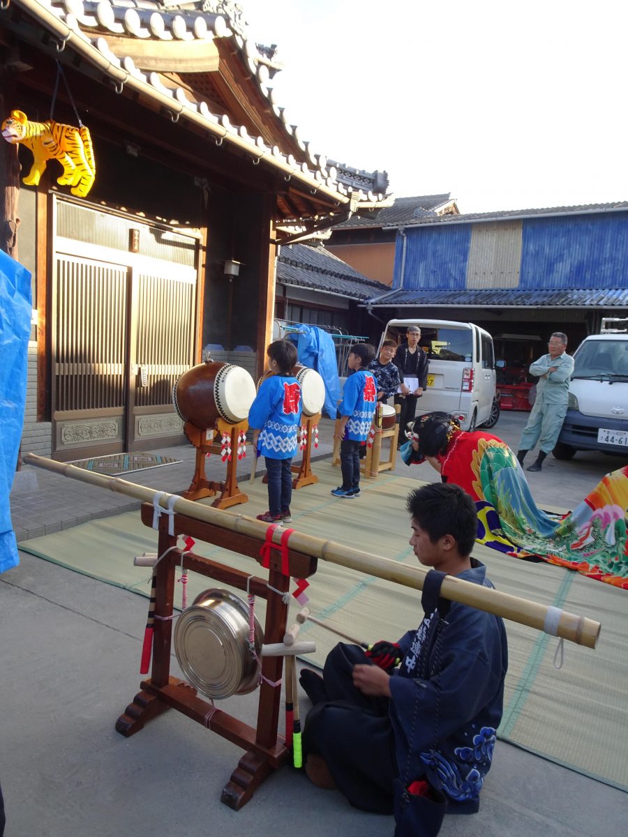 2019年 多度津町山階 秋祭り 村遣い 上小原獅子組