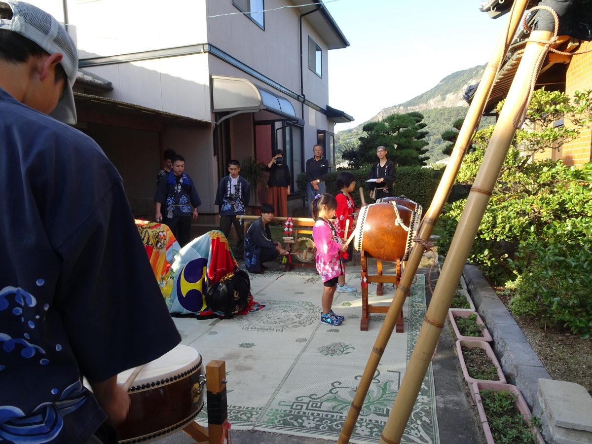2019年 多度津町山階 秋祭り 村遣い 上小原獅子組
