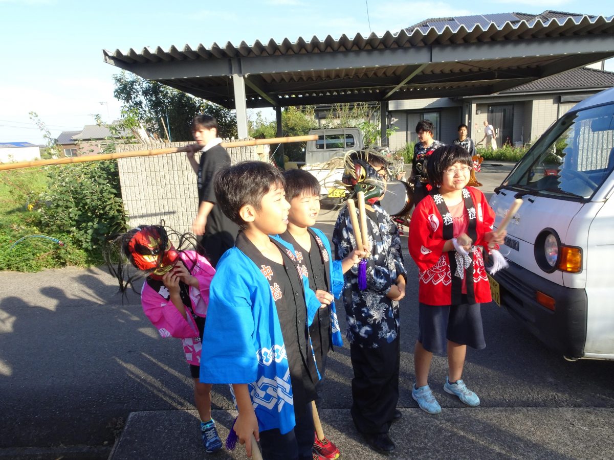 2019年 多度津町山階 秋祭り 村遣い 上小原獅子組