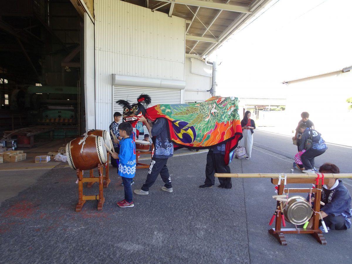 2019年 金井工業 秋祭り ヘンド獅子 上小原獅子組