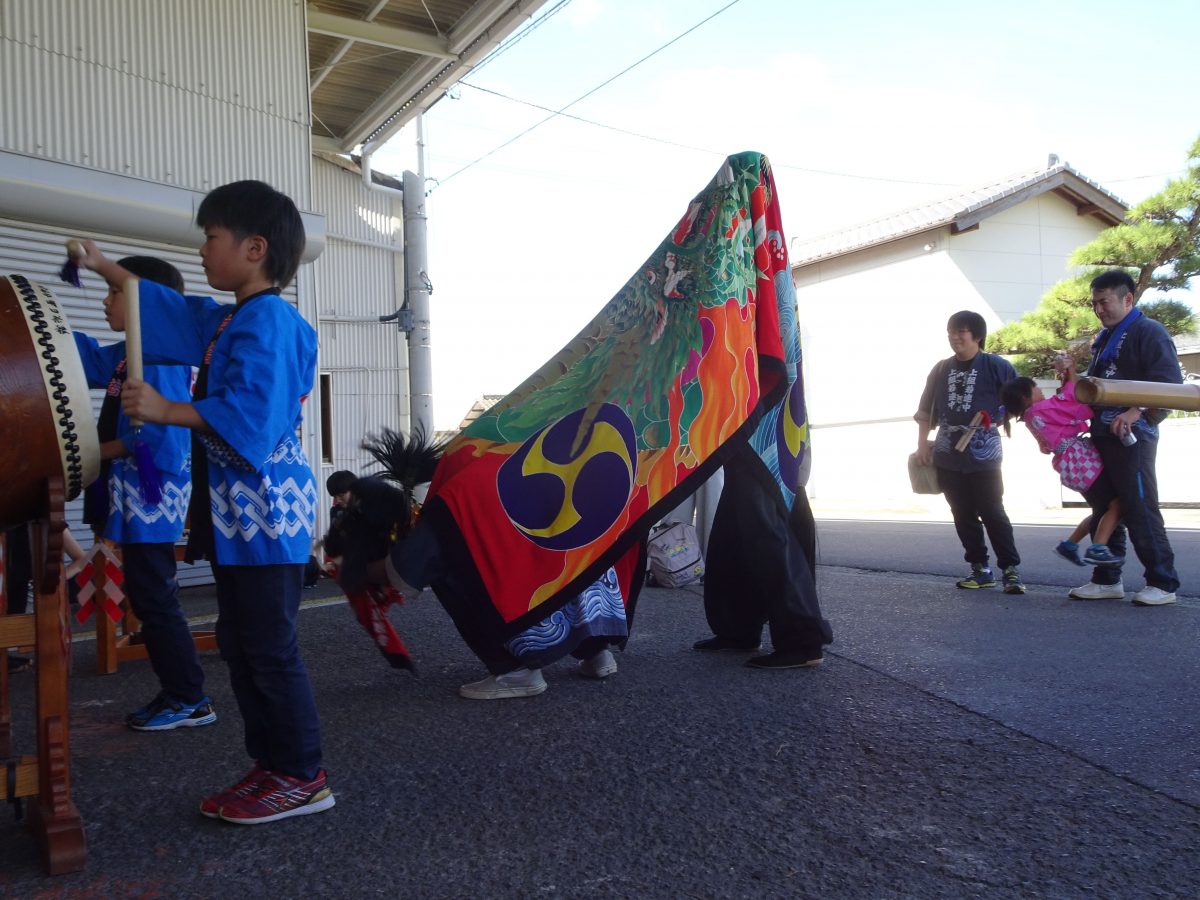 2019年 金井工業 秋祭り ヘンド獅子 上小原獅子組
