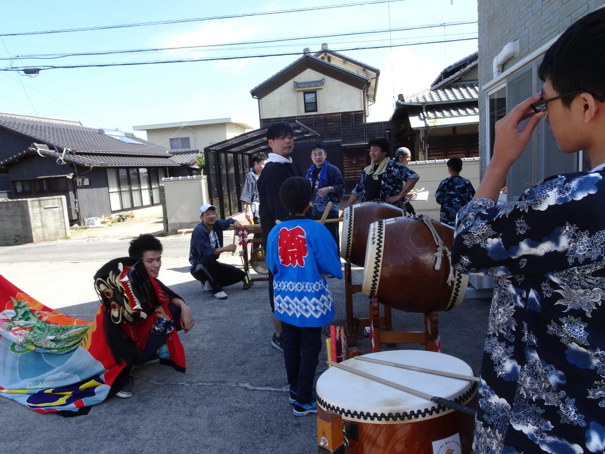 2019年 多度津町山階 秋祭り 村遣い 上小原獅子組