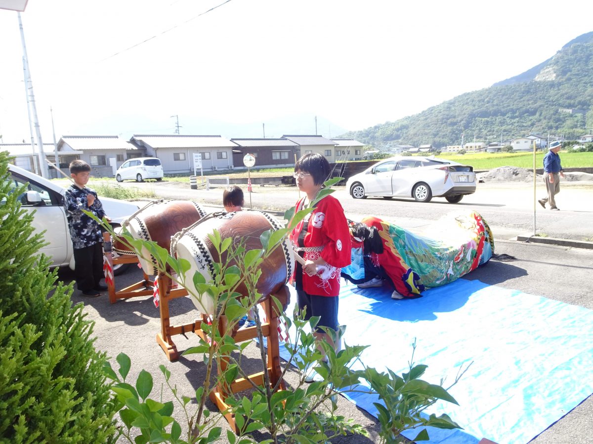 2019年 多度津町山階 秋祭り 村遣い 上小原獅子組