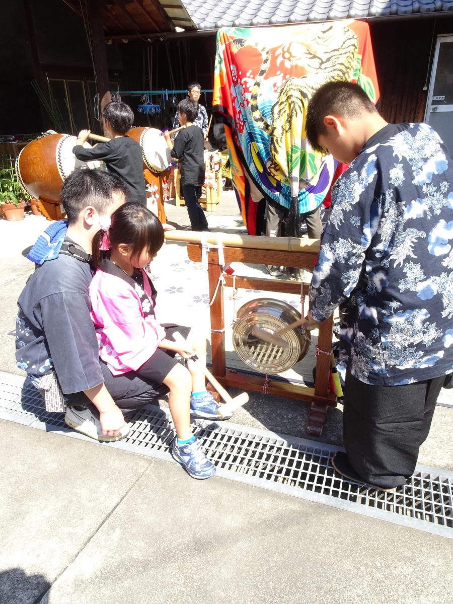 2019年 多度津町山階 秋祭り 村遣い 上小原獅子組