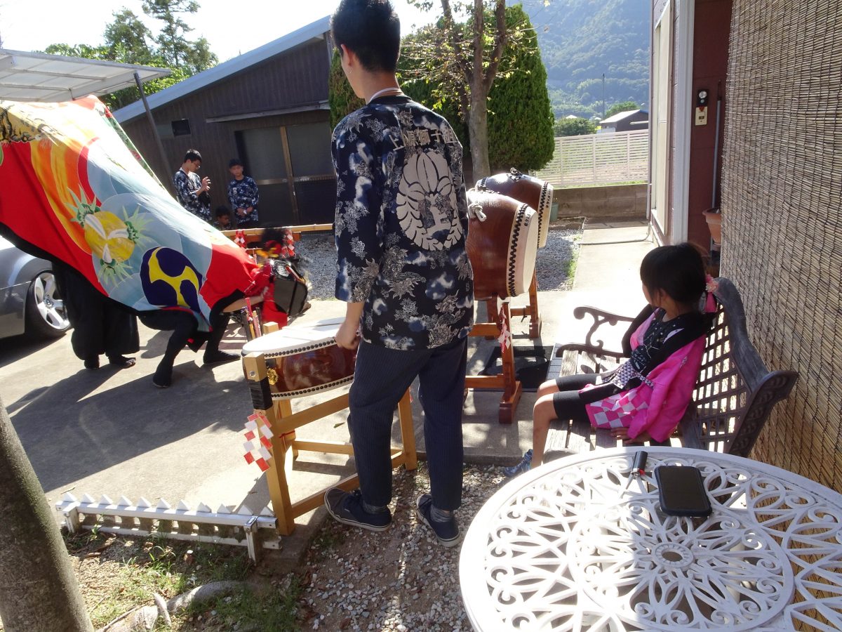 2019年 多度津町山階 秋祭り 村遣い 上小原獅子組