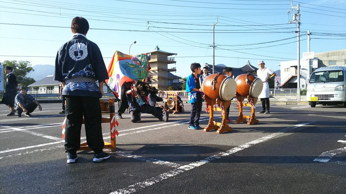 2019年 長田 in 香の香 秋祭り ヘンド獅子 上小原獅子組