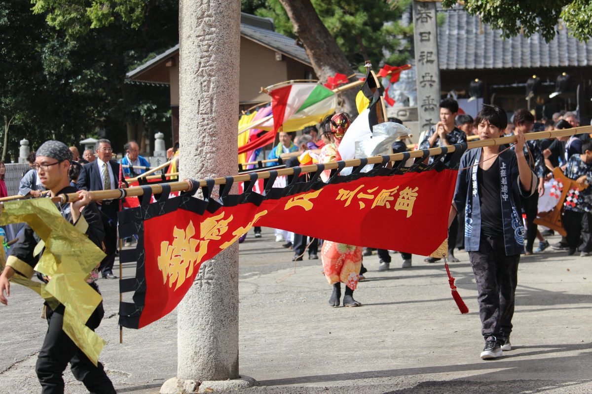 2019年 多度津町山階・春日神社 秋季例大祭 神幸 上小原獅子組