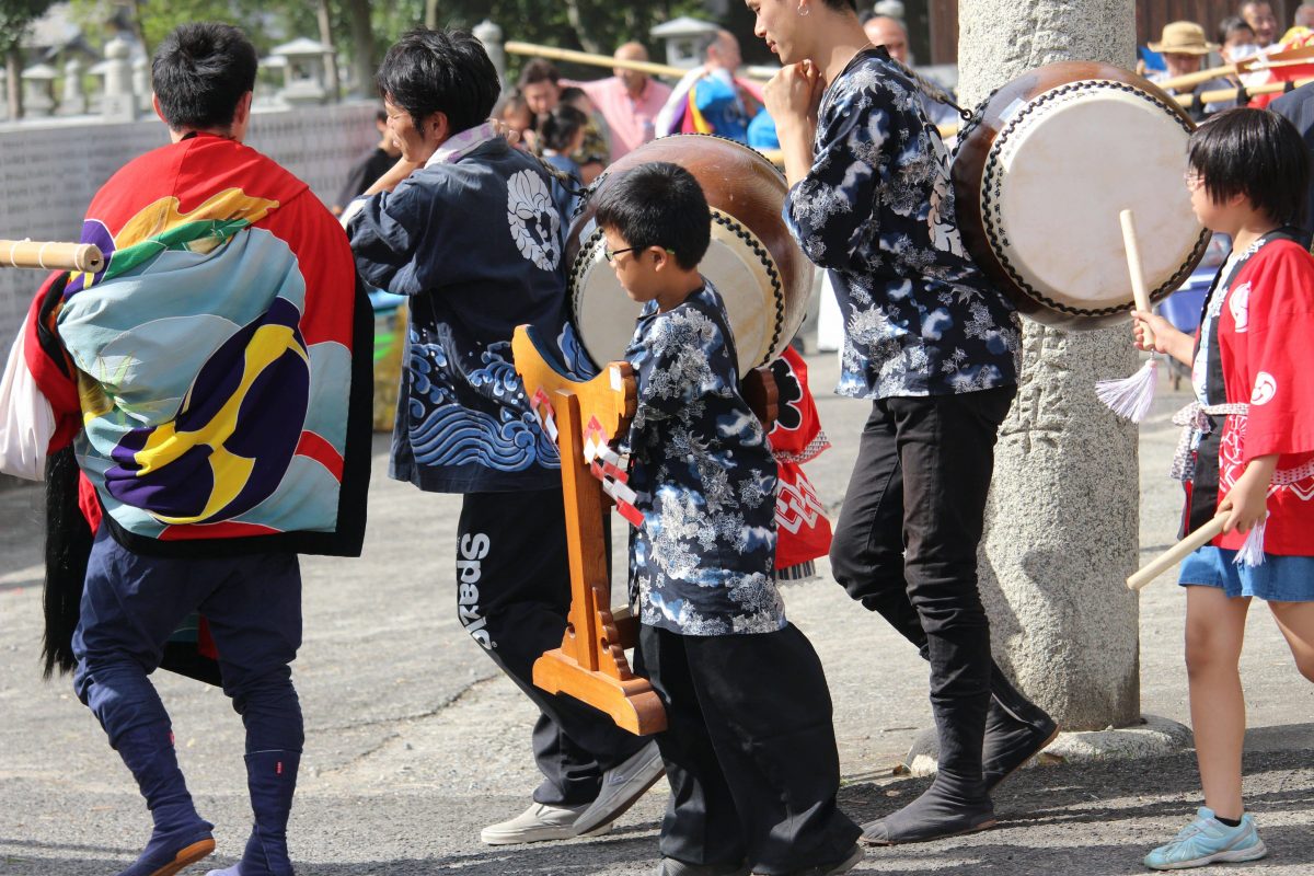 2019年 多度津町山階・春日神社 秋季例大祭 神幸 上小原獅子組