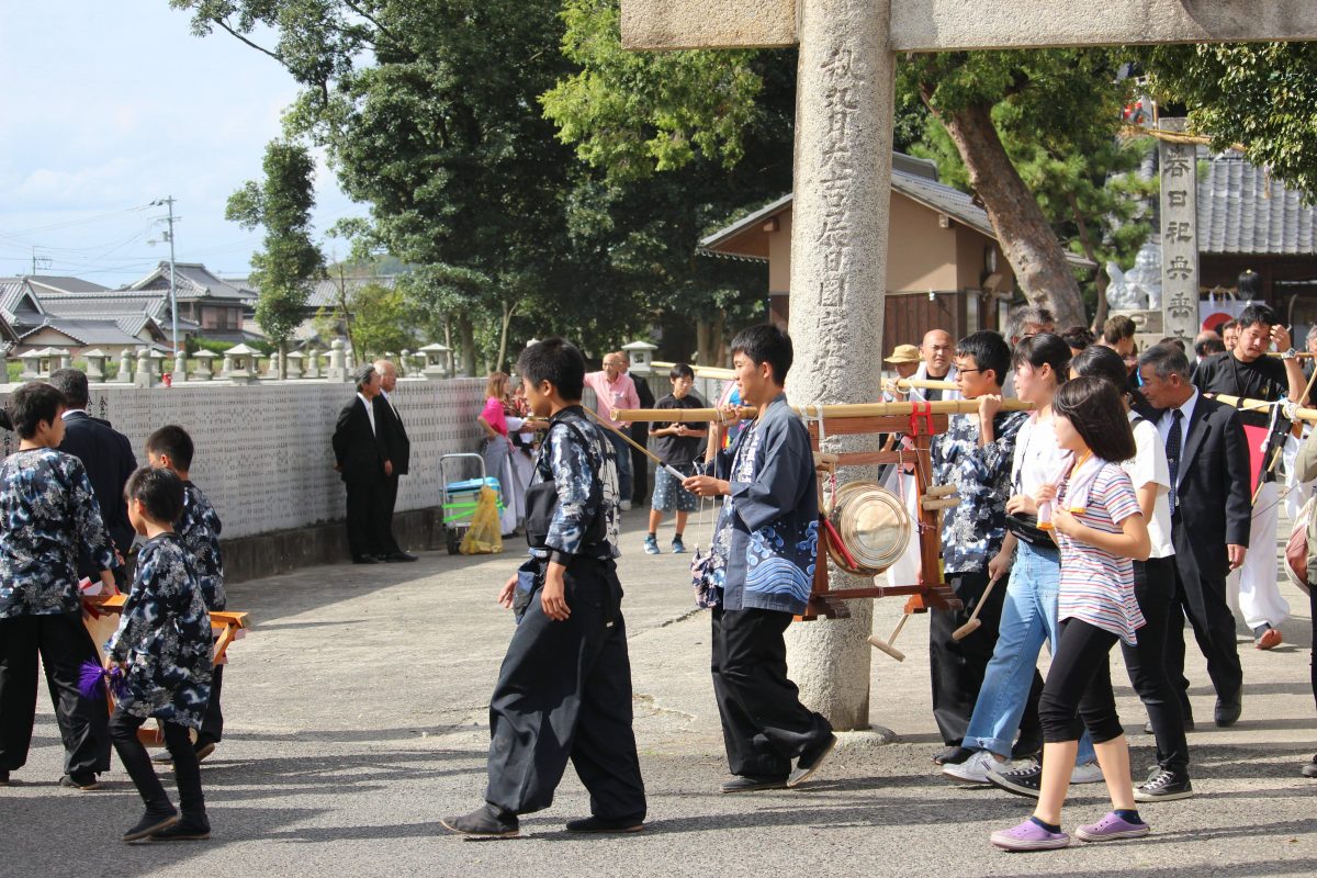 2019年 多度津町山階・春日神社 秋季例大祭 神幸 上小原獅子組