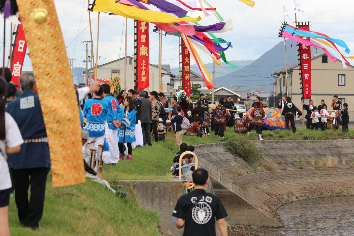 2019年 多度津町山階・藤波池 秋季例大祭 池まわり