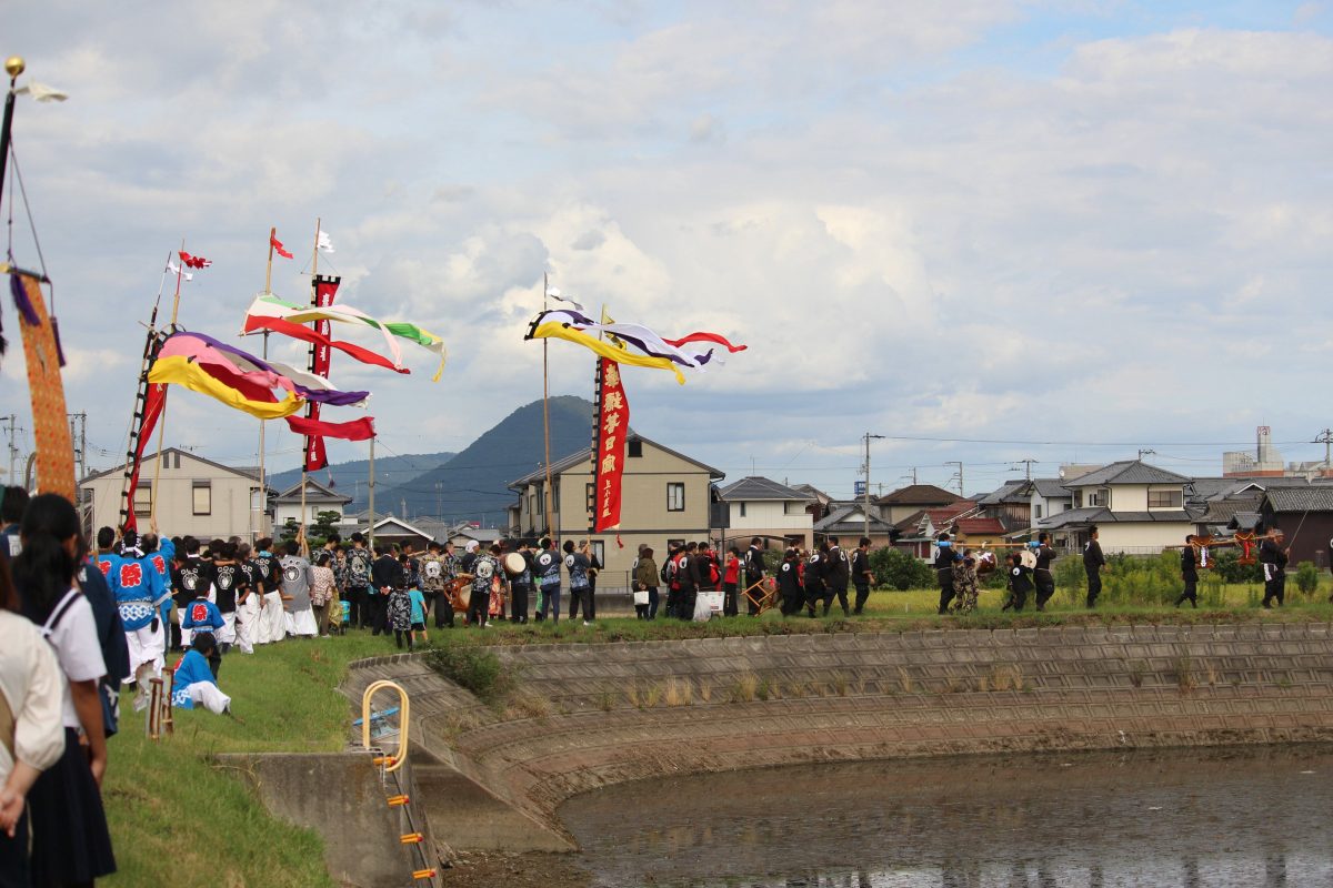 2019年 多度津町山階・藤波池 秋季例大祭 池まわり