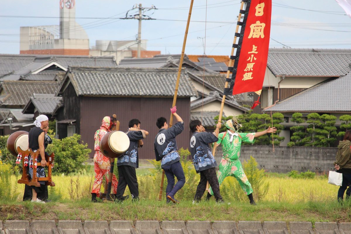 2019年 多度津町山階・藤波池 秋季例大祭 池まわり 上小原獅子組