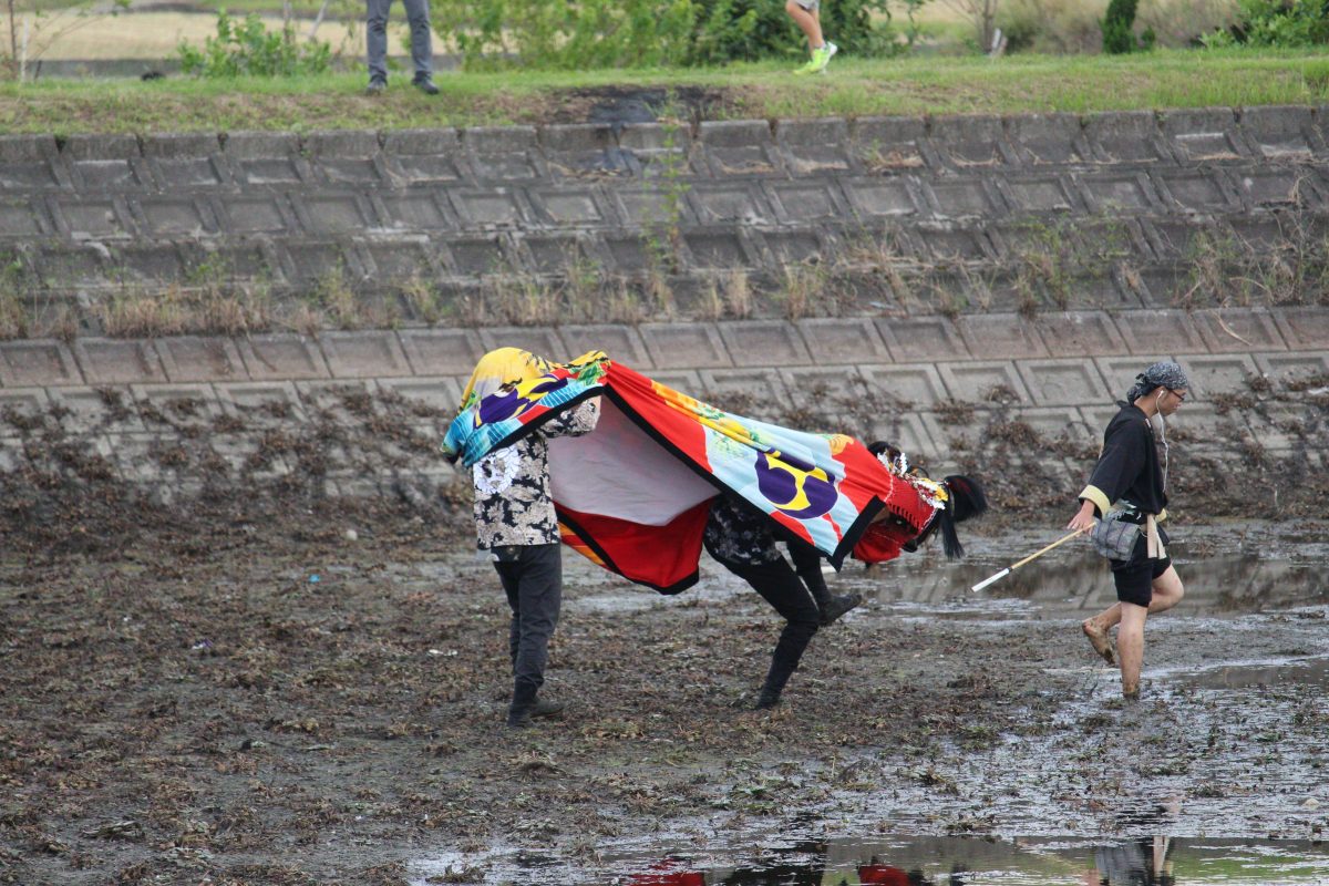 2019年 多度津町山階・藤波池 秋季例大祭 池まわり 上小原獅子組