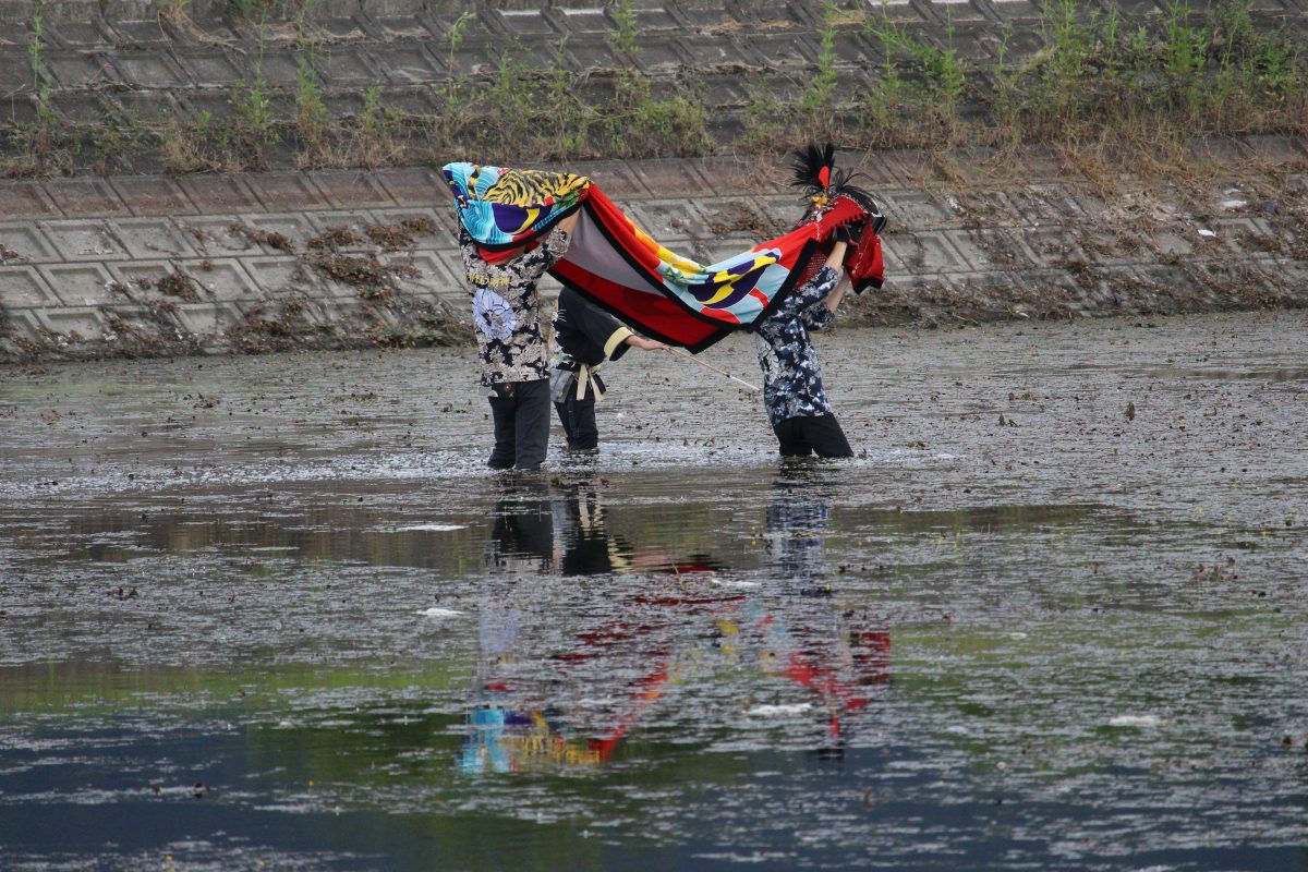 2019年 多度津町山階・藤波池 秋季例大祭 池まわり 上小原獅子組