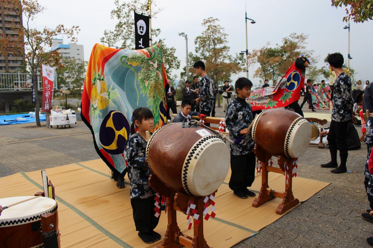獅子舞王国さぬき2019 一斉演舞 上小原獅子組