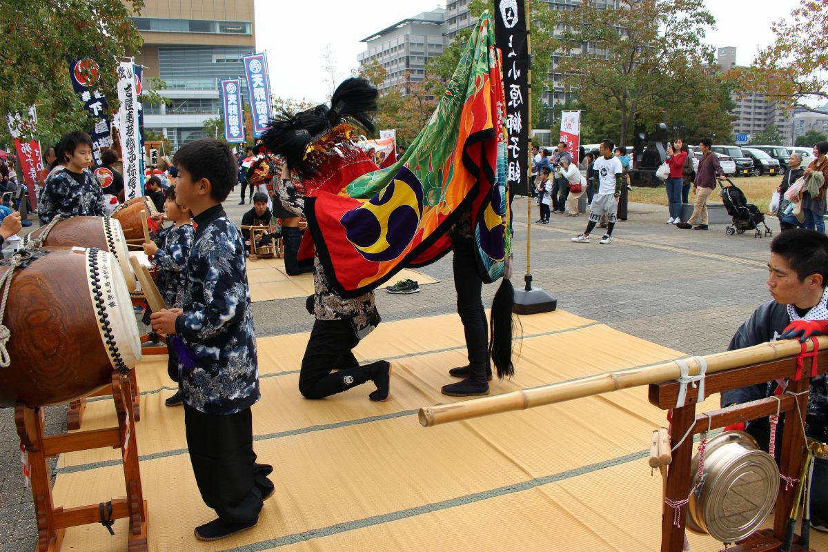 獅子舞王国さぬき2019 一斉演舞 上小原獅子組