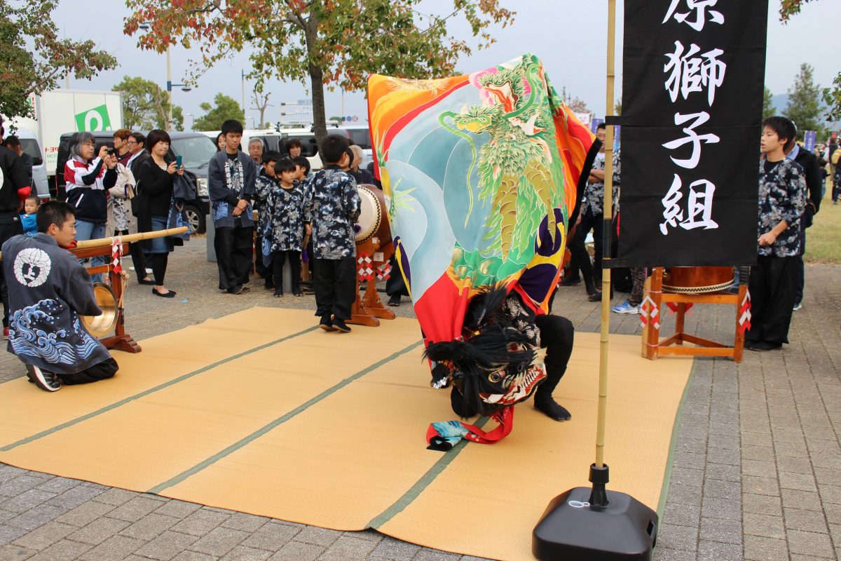 獅子舞王国さぬき2019 一斉演舞 上小原獅子組