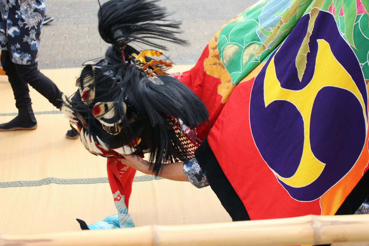 獅子舞王国さぬき2019 一斉演舞 上小原獅子組