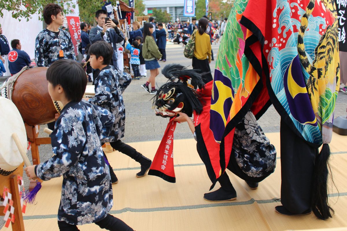 獅子舞王国さぬき2019 一斉演舞 上小原獅子組