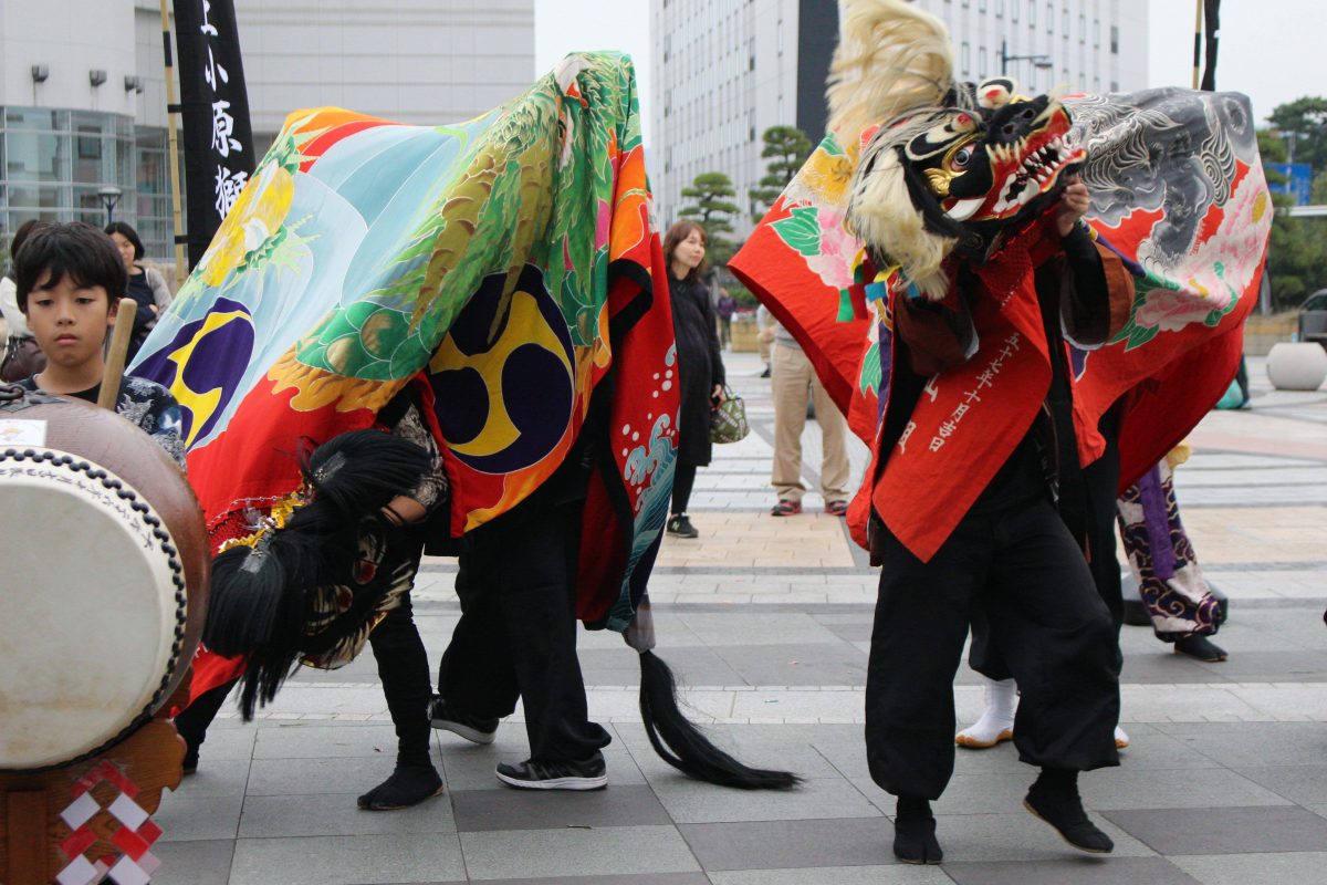 獅子舞王国さぬき2019 駅前広場 上小原獅子組 北山獅子組