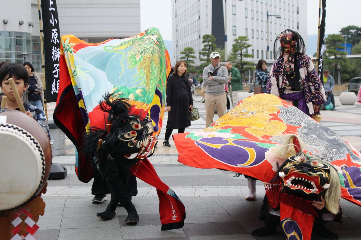 獅子舞王国さぬき2019 駅前広場 上小原獅子組 北山獅子組