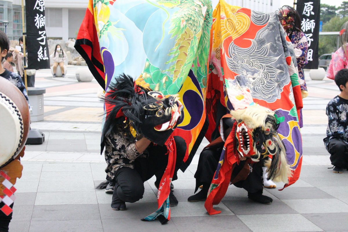 獅子舞王国さぬき2019 駅前広場 上小原獅子組 北山獅子組
