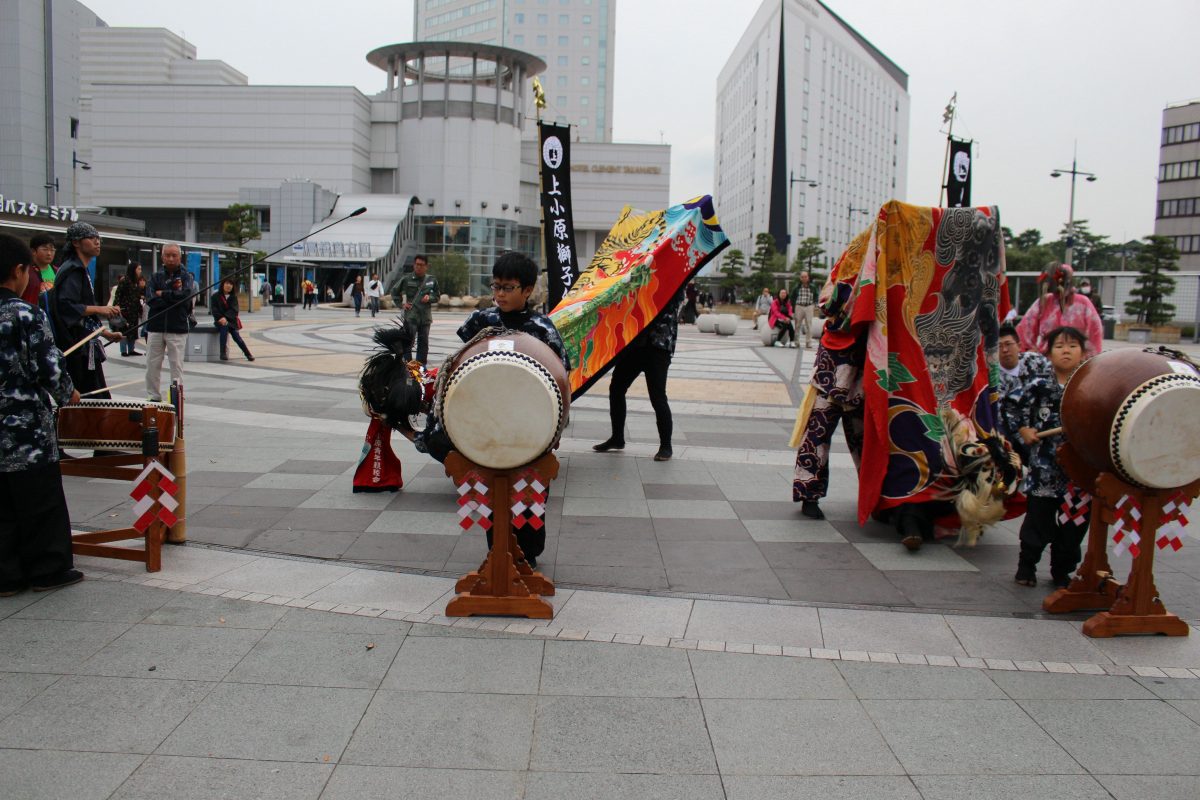 獅子舞王国さぬき2019 駅前広場 上小原獅子組 北山獅子組