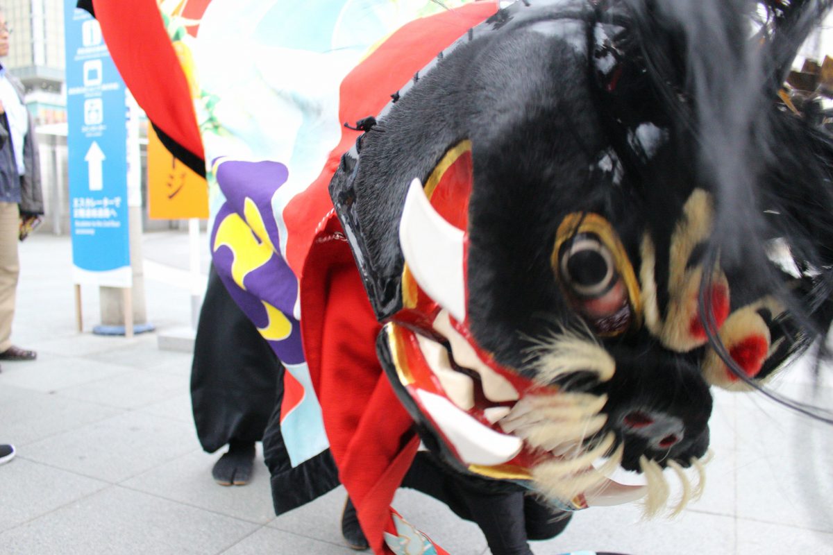 獅子舞王国さぬき2019 駅前広場 上小原獅子組