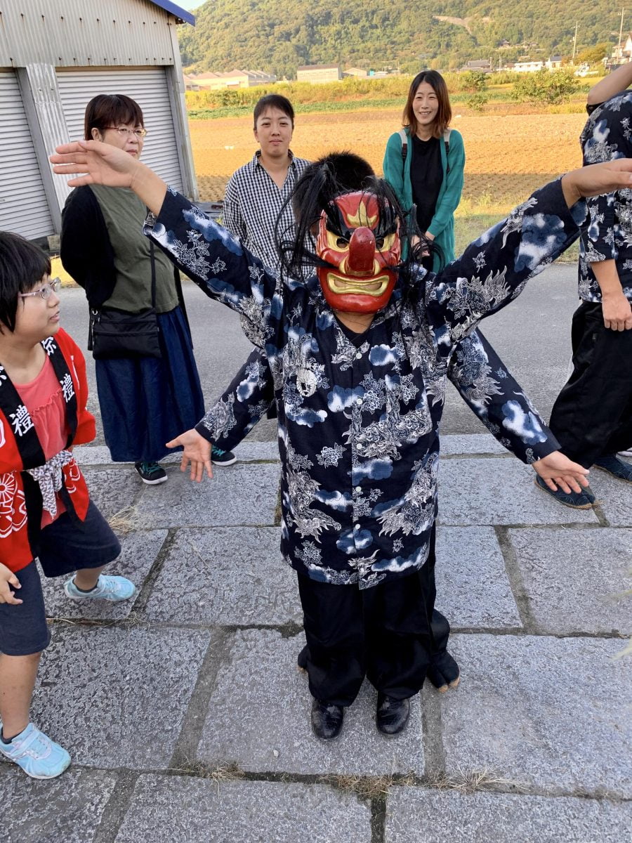 2019年 多度津町山階 秋祭り 村遣い 上小原獅子組