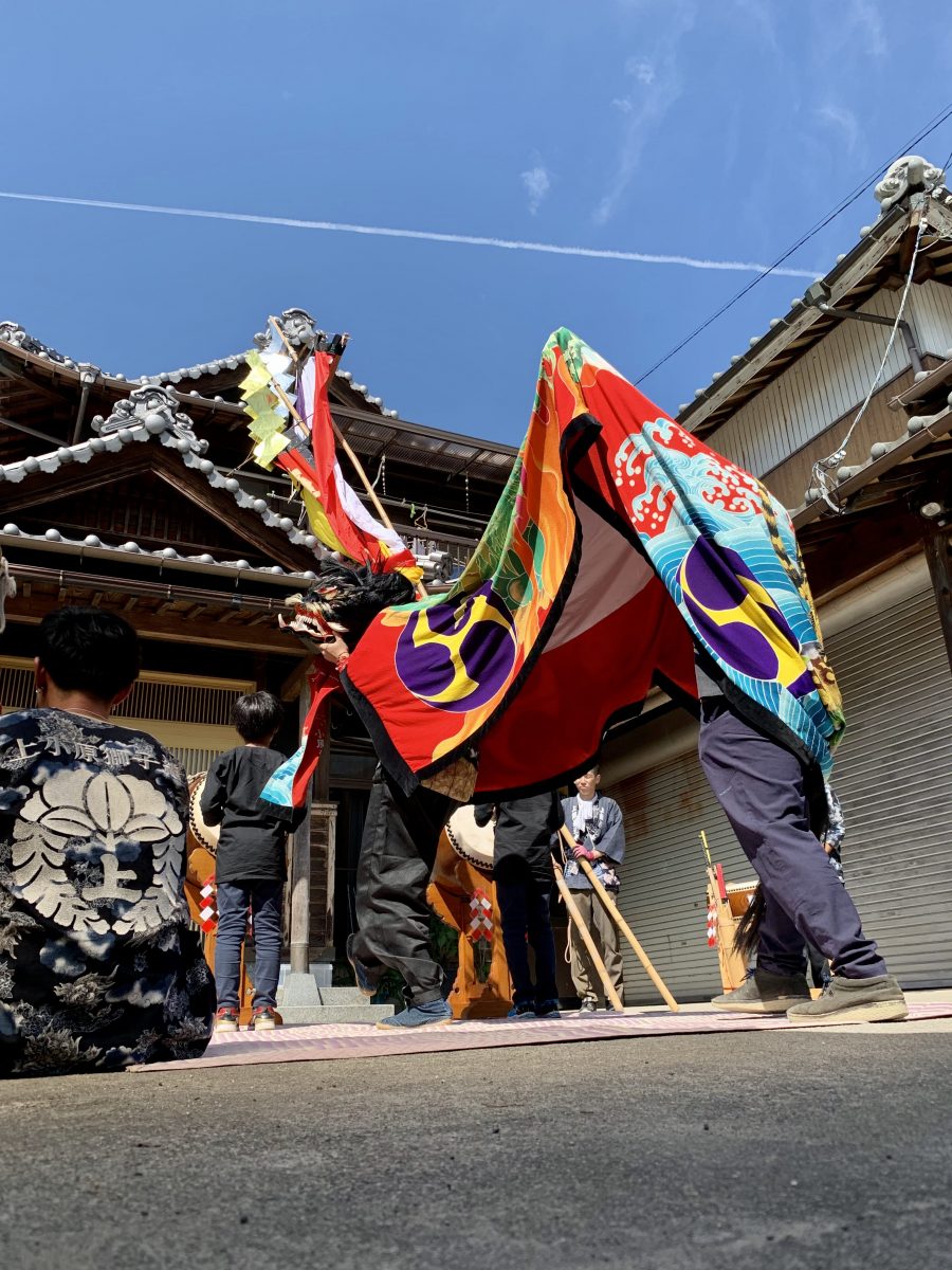 2019年 多度津町山階 秋祭り 村遣い 上小原獅子組