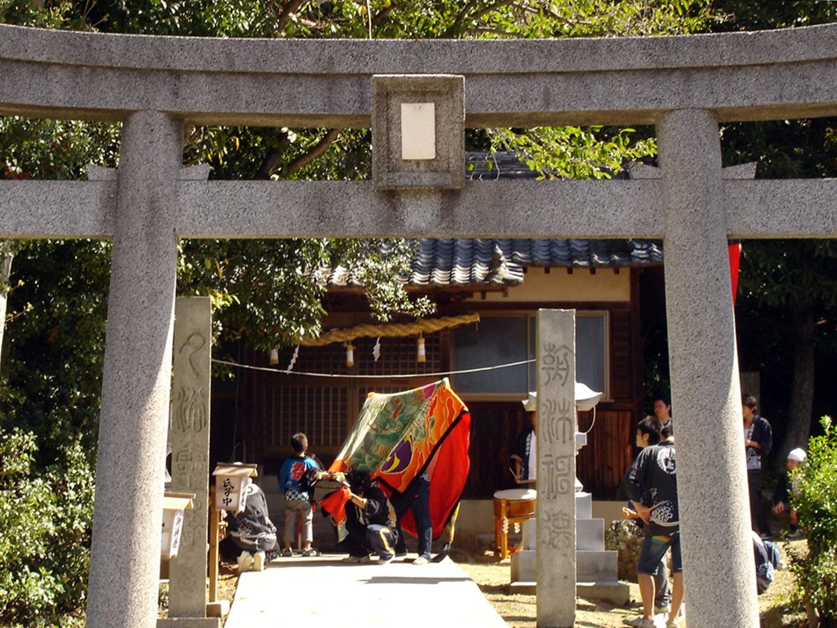 2010年 多度津町山階 秋祭り 小祭り 上小原獅子組