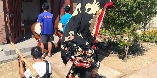 2019年 多度津町山階 秋祭り 道具出し 上小原獅子組