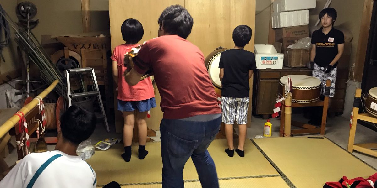 2019年 多度津町山階・当屋 秋祭り ヨナラシ 上小原獅子組