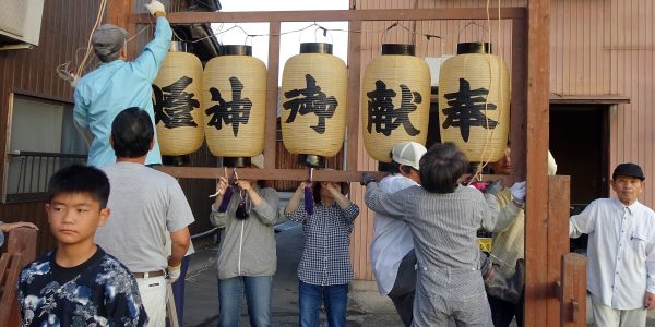 2019年 多度津町山階・神輿休 秋祭り準備