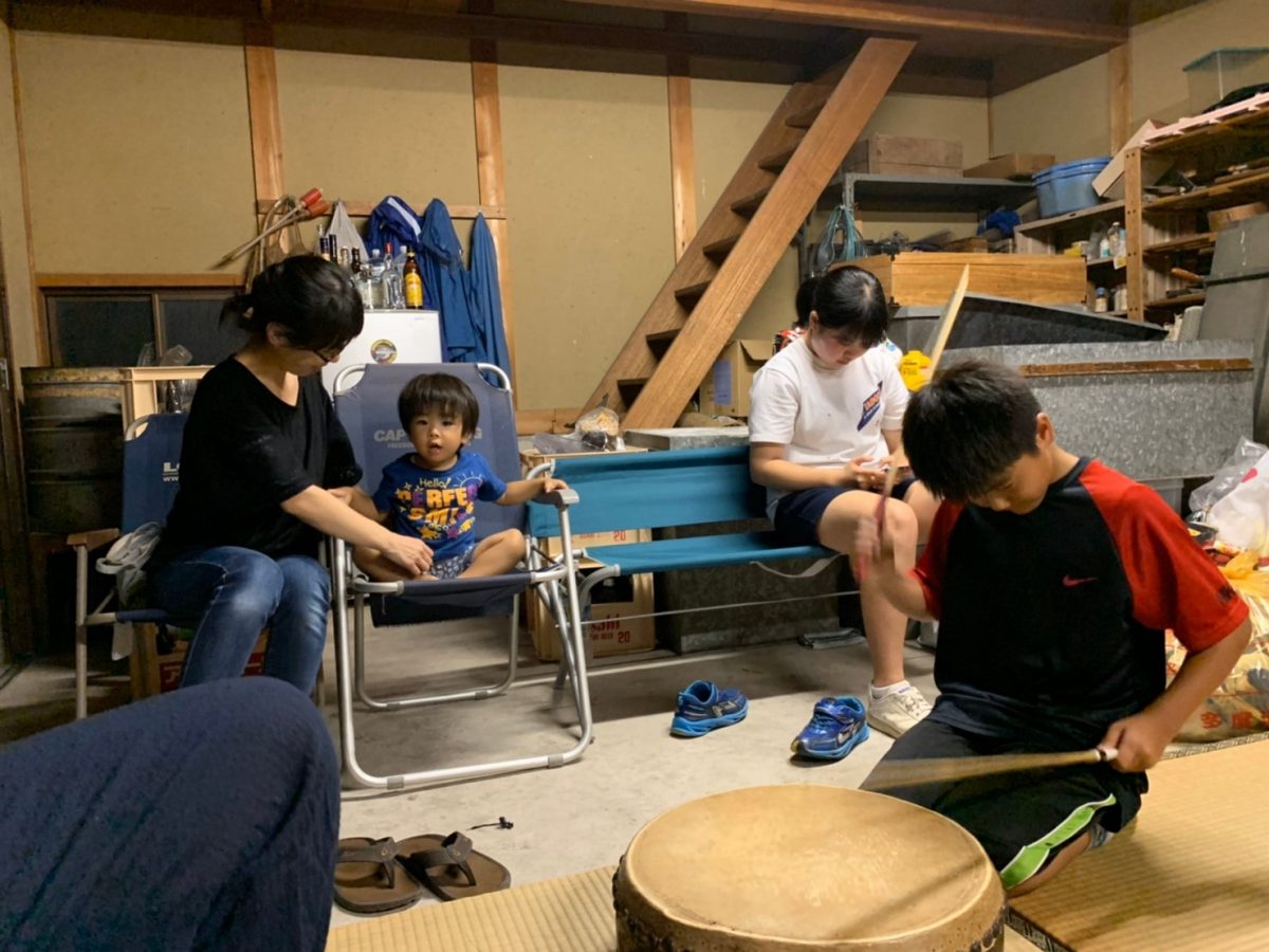 2019年 多度津町山階・当屋 ヨナラシ 上小原獅子組