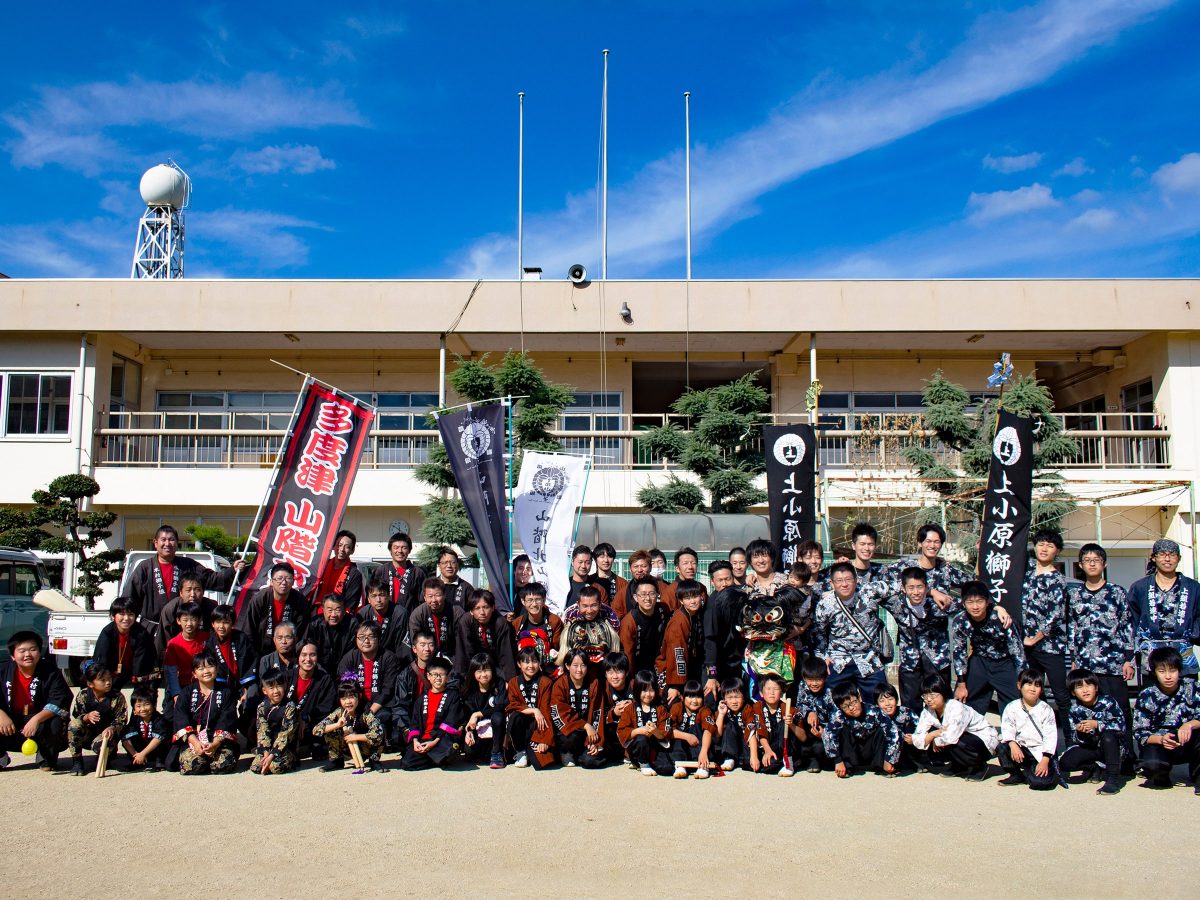 2019年 第35回四箇地区文化祭 集合写真 山階獅子組